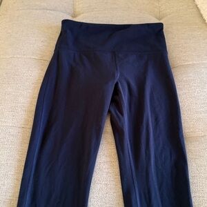 Athleta Rib Skinny Leg Pant.   Size SP Navy